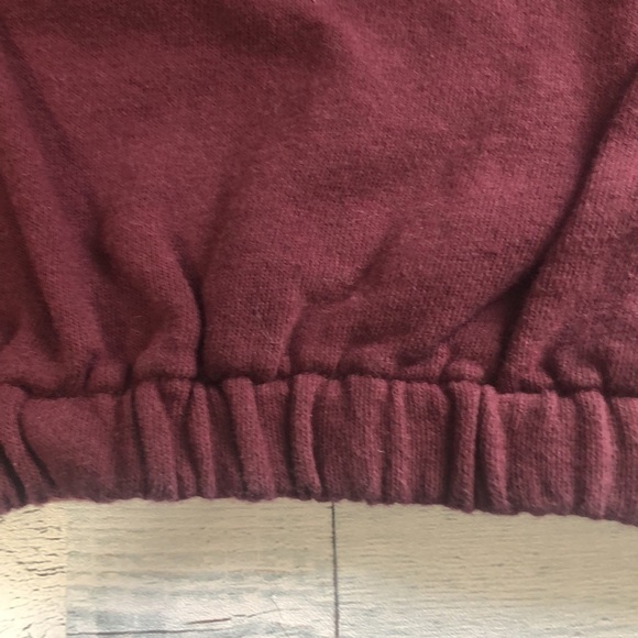 Wild Fable Crop Pullover 1/2 Zipper Sweatshirt Medium - Picture 5 of 10
